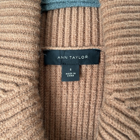 Ann Taylor double breasted coatigan in toffee nut - Picture 3 of 5